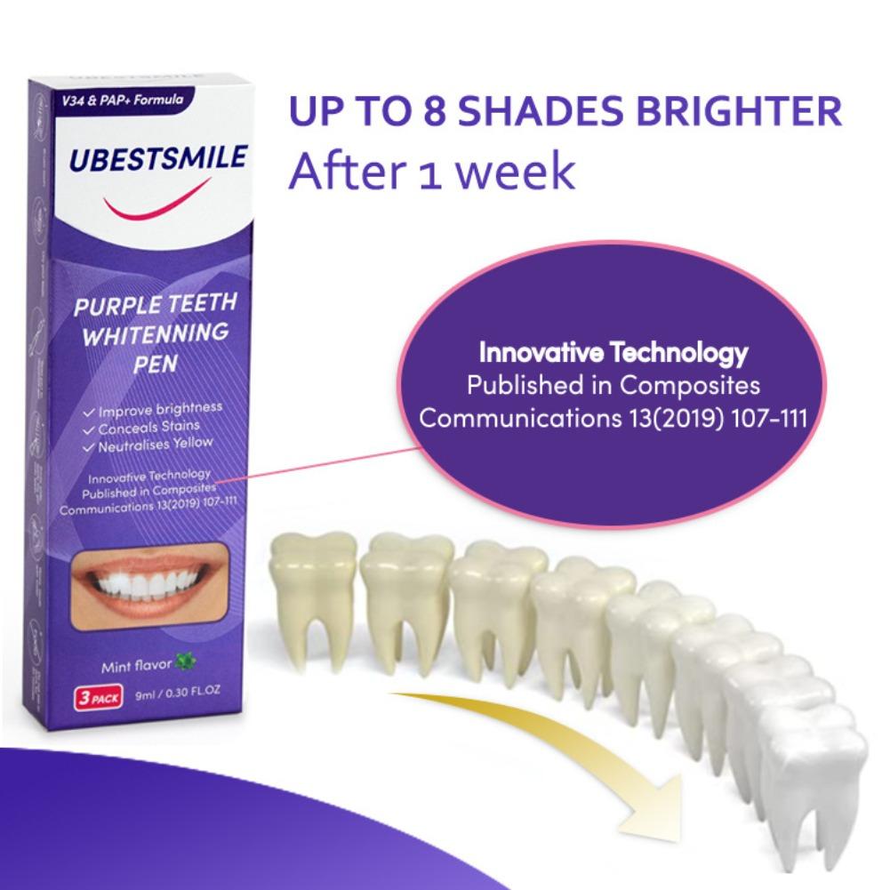 UBESTSMILE V34&PAP+ Formula Pu - Teeth Whitening Pens review and price