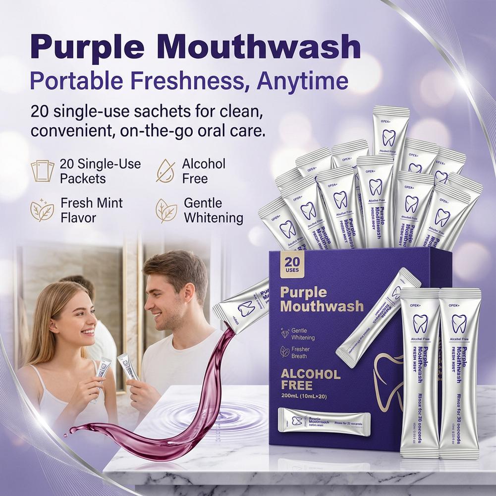 Purple Mouthwash Teeth Cleanin - Teeth Whitening Mouthwash review and price